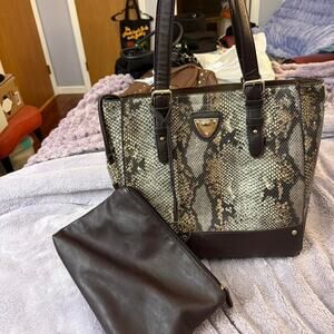 Lipsy london animal print tote